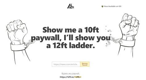 11 foot ladder paywall|12